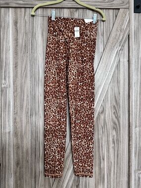 aerie Brown Leopard Print High-Rise Leggings